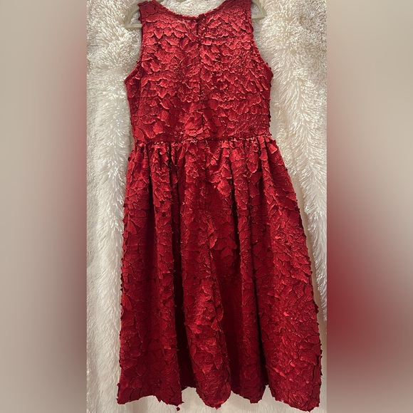 Girls formal Chasing fireflies size 12  red party dress - Picture 4 of 4